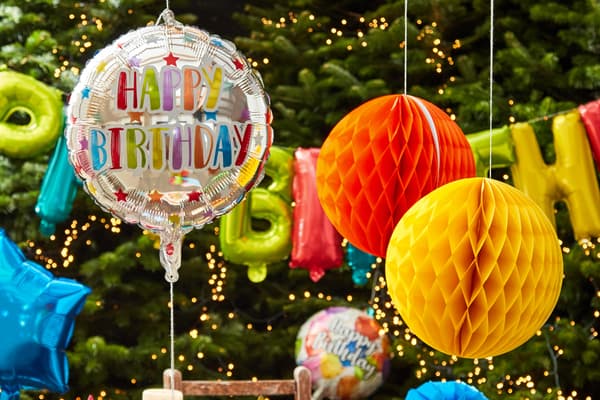 Colorful foil ballons!