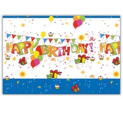 Happy Birthday Kokliko - Plastic Tablecover 120x180cm - 7258