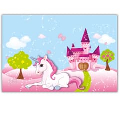Decorata Unicorn - Plastic Tablecover 120x180cm - 85674