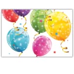 Sparkling Balloons - Plastic Tablecover 120x180cm - 88151
