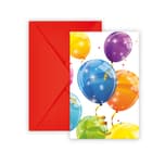 Kokliko Sparkling Balloons - Invitations & Envelopes - 88153