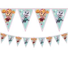 Paw Patrol Skye & Everest - Triangle Flag Banner (9 flags) - 90279