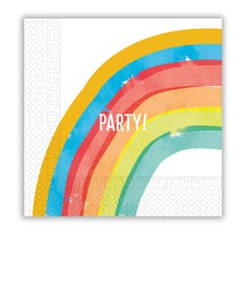 Decorata Rainbow Party - Two - Ply Paper Napkins 33 x 33 cm - 90592