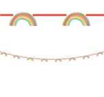 Decorata Rainbow Party - Paper Die-Cut Banner Metallic - 90593