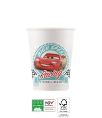 Cars High Speed Compostable - Industrial Compostable Paper Cups 200ml FSC - 90817