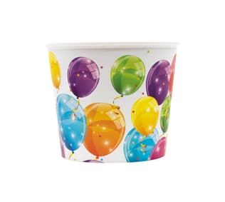 Kokliko Sparkling Balloons - Reusable Party Pop-Corn Bucket 2,2 L - 91637