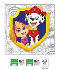 Paw Patrol Yelp For Action Compostable - Home & Industrial Compostable Three-Ply Napkins 33x33 cm FSC - 91668
