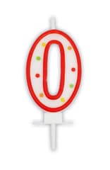 Numeral Candles - Dots Numeral Candle No. 0 - 91671