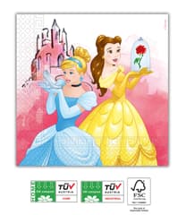 Princess Fabulous Compostable - Three-Ply Napkins 33x33 cm Home & Industrial Compostable FSC - 91883