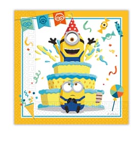 Minions: The Rise of Gru - Two-Ply Paper Napkins 33x33 cm. - 92136