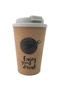 Decorata Reusable Products - Reusable Cup with Cork 300 ml. - 92192