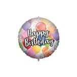 Standard & Shaped Foil Balloons - Happy Birthday Balloons Foil Balloon 46 cm. - 92424