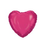 Unicolor Foil Balloons - Pink Heart Foil Balloon 46 cm. - 92459