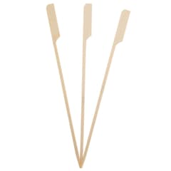Wooden Products - Bamboo Skewers with wide edge 25cm - 92884