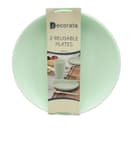 Decorata Reusable Products - Mint Reusable Party Plates 20 cm. - 92895