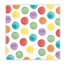 Decorata Multiwater Color Dots - Three-Ply Paper Napkins 33x33 cm. - 92934