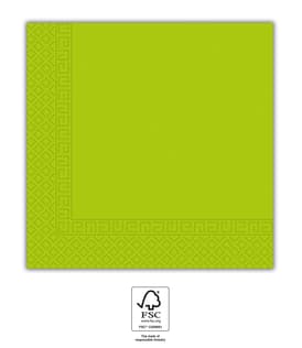 Decorata Solid Color - Three-Ply Paper Napkins 33x33 cm. FSC. - 94796