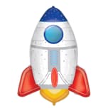Decorata Rocket Space - Supersized Shaped Foil Balloon. - 93190