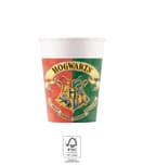 Harry Potter Hogwarts Houses - Paper Cups 200 ml. FSC. - 93506