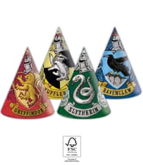 Harry Potter Hogwarts Houses - Hats 16x12 cm. FSC. - 93372