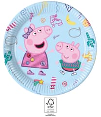 Peppa Pig Messy Play - Paper Plates 23 cm. FSC. - 93436