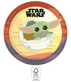 Star Wars The Mandalorian - Paper Plates FSC 23 cm. - 93446