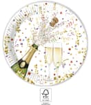 Decorata Sparkling Celebrations - Paper Plates 23 cm. FSC. - 93450