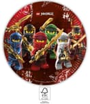 LEGO® Ninjago - Paper Plates 23 cm. FSC. - 93455