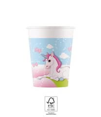 Decorata Unicorn - Paper Cups 200 ml. FSC. - 93463