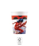 Miraculous Ladybug - Paper Cups 200 ml FSC. - 93479
