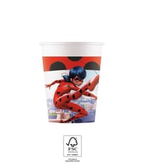Miraculous Ladybag - Paper Cups 200 ml FSC. - 93479