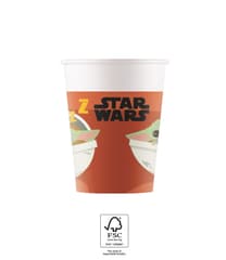 Star Wars The Mandalorian - Paper Cups FSC 200 ml. - 93481