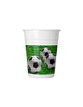 Kokliko Football Party - Plastic Cups 200 ml. - 93550
