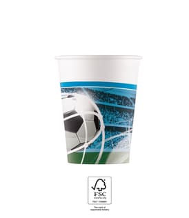 Decorata Soccer Fans - Paper Cups 200 ml.FSC. - 93746