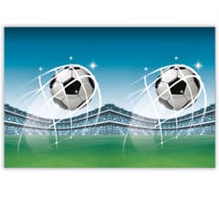 Decorata Soccer Fans - Plastic Tablecover 120x180 cm. - 93748