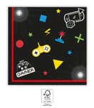 Decorata Gaming Party - Two-Ply Paper Napkins 33x33 cm. FSC. - 93772