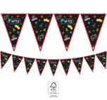 Decorata Gaming Party - Paper Triangle Flag Banner (9 flags) FSC - 93775