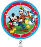 Mickey Rock the House - Paper Plates 23 cm. FSC - 93822