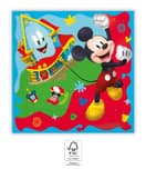 Mickey Rock the House - Two-Ply Paper Napkins 33x33 cm. FSC - 93824