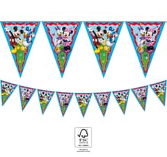 Mickey Rock the House - Paper Triangle Flag Banner (9 flags) FSC - 93826