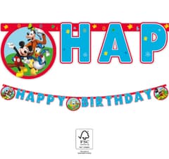 Mickey Rock the House - "Happy Birthday" Die-Cut Banner 2m FSC - 93827