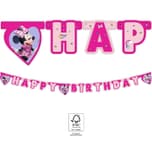 Minnie Junior - "Happy Birthday" Letter Banner 2 m. FSC. - 93835