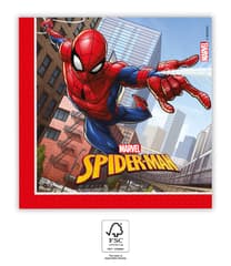 Spider-Man Crime Fighter - Two-Ply Paper Napkins 33x33 cm. FSC. - 93865