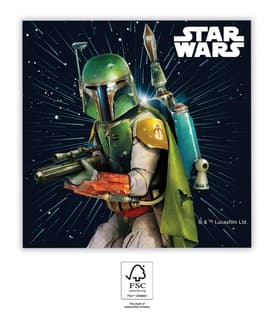 Star Wars Galaxy - Two-Ply Paper Napkins 33x33 cm. FSC. - 93881