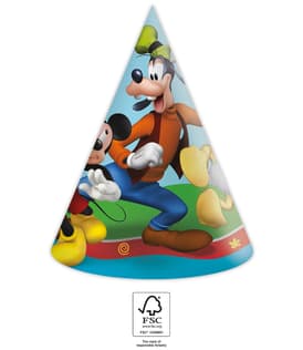 Mickey Rock the House - Paper Hats 16x12 cm. FSC - 93940