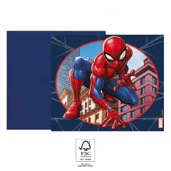 Spider-Man Crime Fighter - Invitations & Envelopes FSC. - 93951