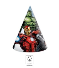 Avengers Infinity Stones - Paper Hats 16x12 cm. FSC - 93955