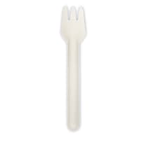 Decorata Sugarcane tableware set - White Sugarcane Forks - 93961