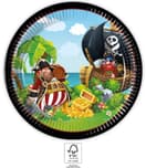 Decorata Island Pirates - Paper Plates 23 cm. FSC. - 93965