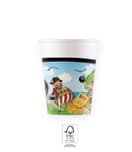Decorata Island Pirates - Paper Cups 200 ml. FSC. - 93966